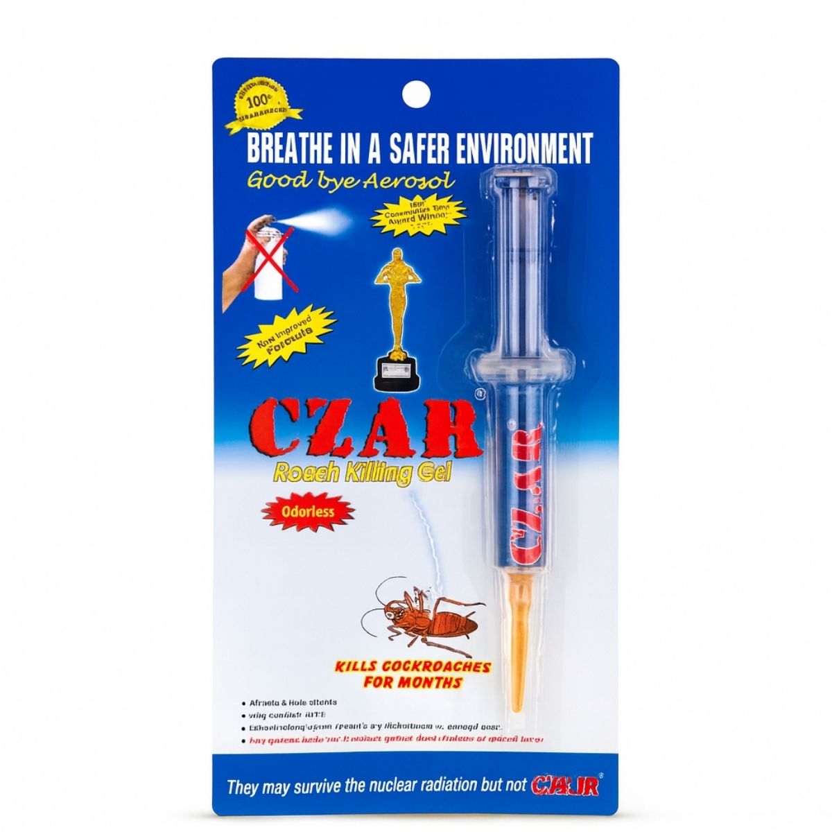CZAR Cockroach & Insect Killer Gel – Fast-acting pest control gel pack
