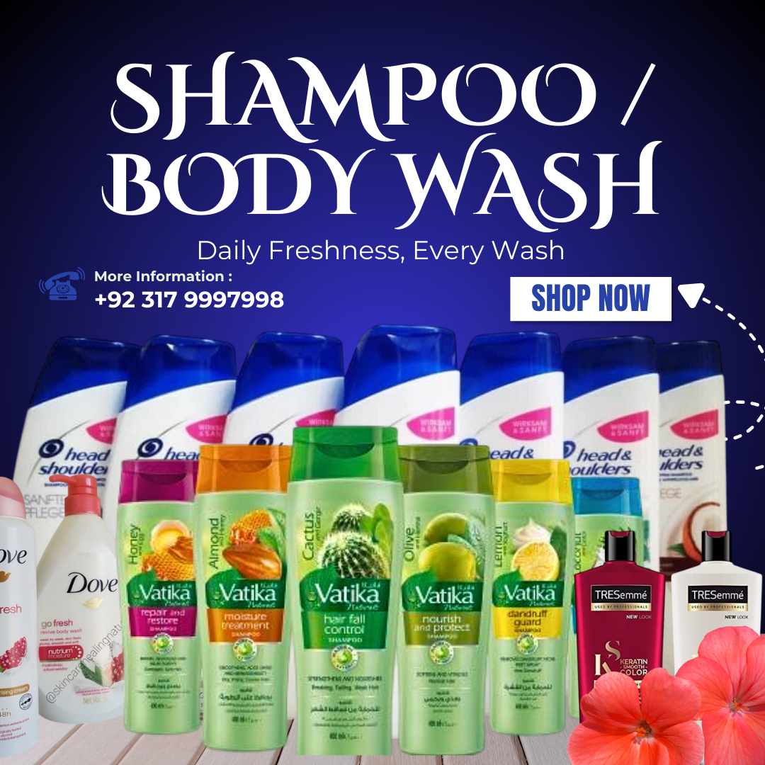 Top shampoo collection for all hair types – anti-dandruff, hair fall control, and nourishing hair care products – available at Amma's Super Mart online store