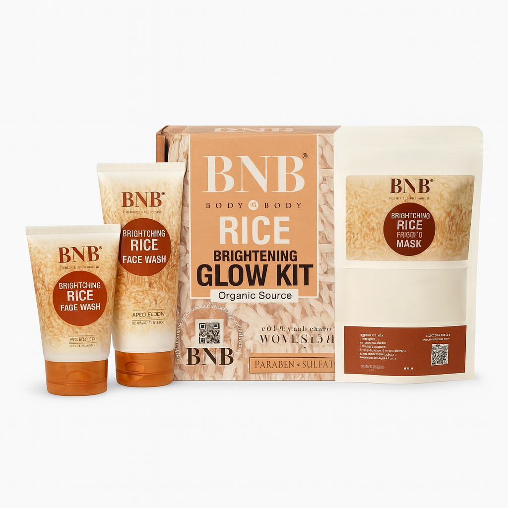BNB Rice Extract Glow Kit – Skin Brightening & Nourishing Beauty Kit