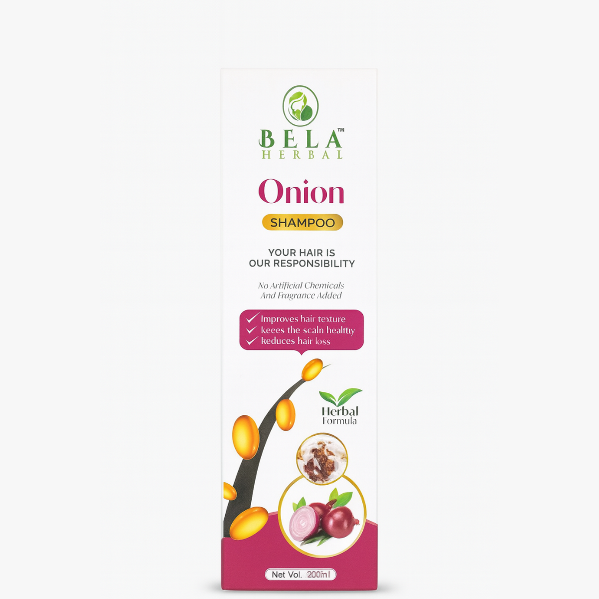 Bela Herbal Onion Shampoo in ammas super mart