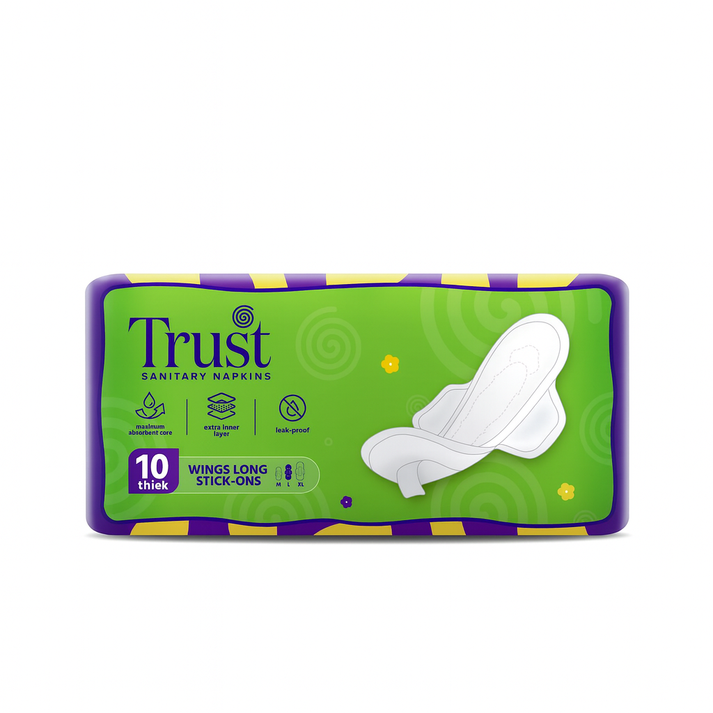 Trust Sanitary Napkins Wings Long