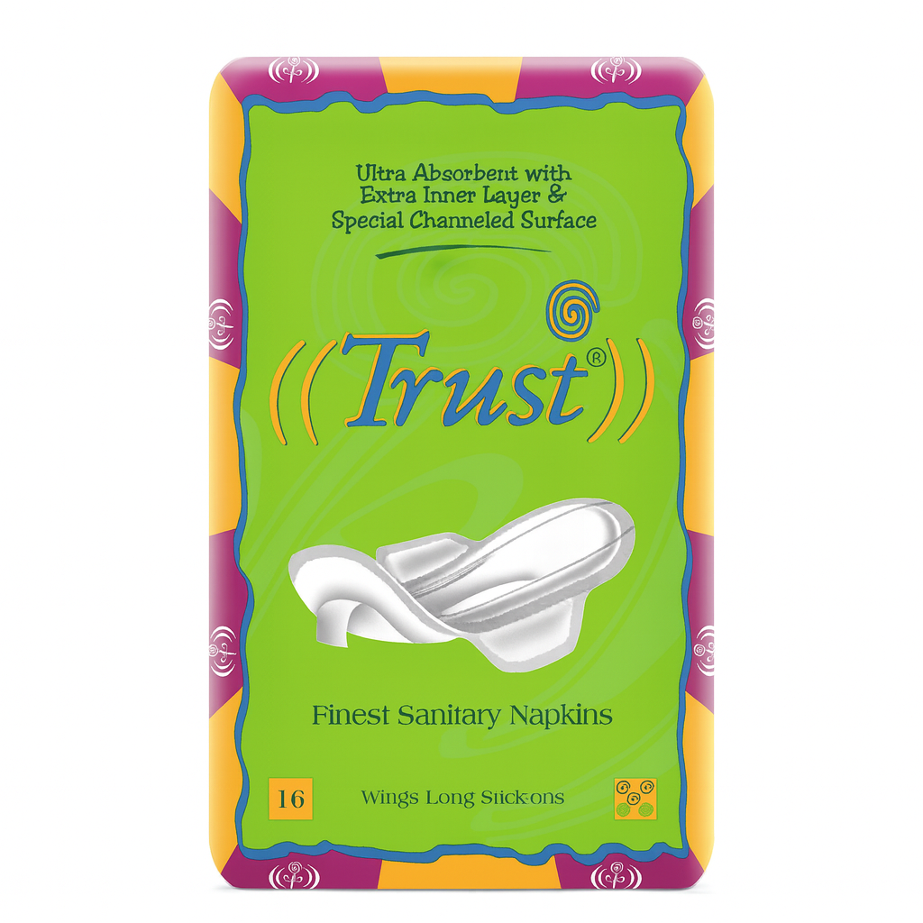 Trust Sanitary Napkins Wings Long