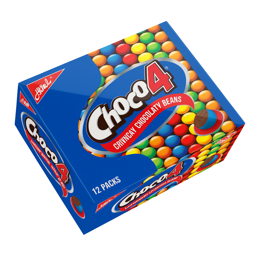Choco 4 crunchy chocolaty beans on ammas super mart