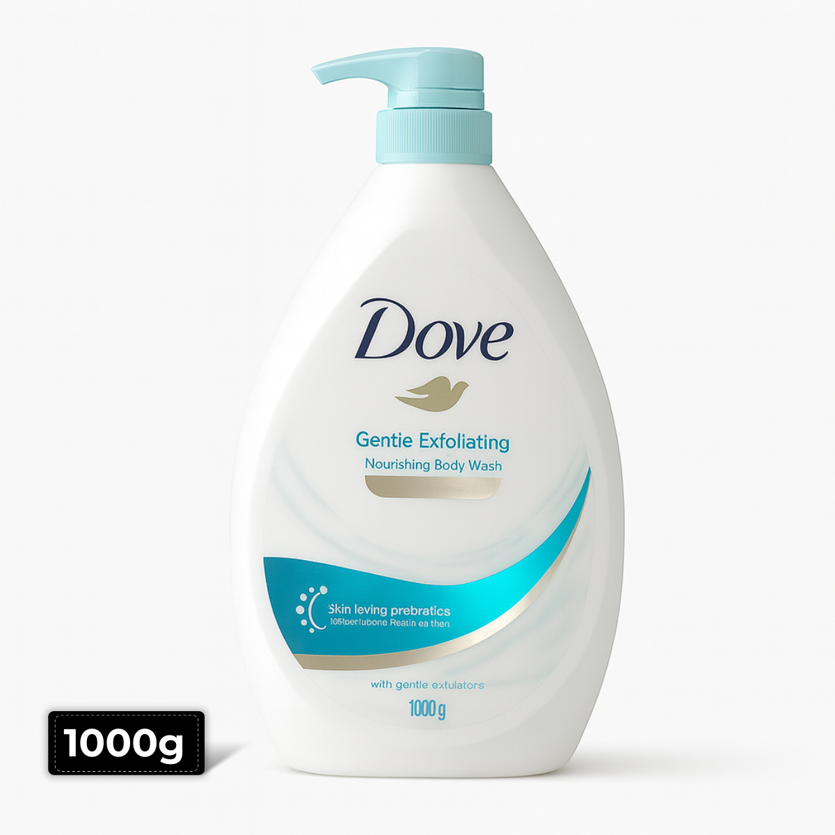 Dove Gentle Exfoliating Body Wash 1000g – Exfoliating Cleanser with Moisturizing Cream