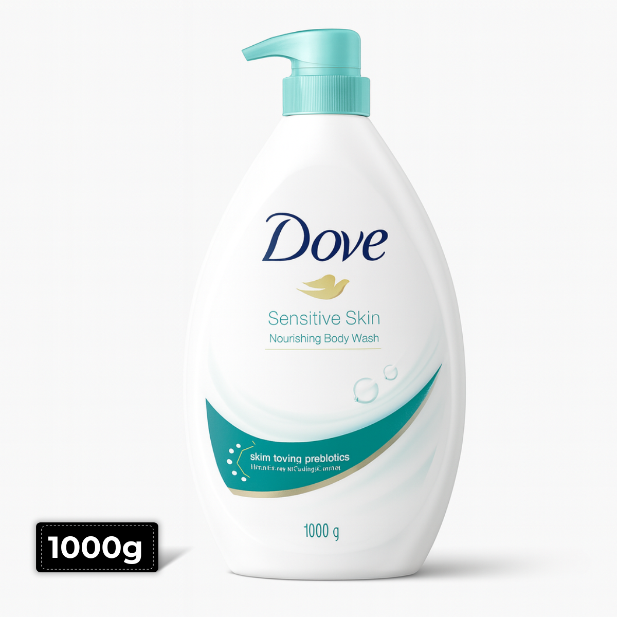 Dove Sensitive Skin Body Wash 1000g – Gentle Cleanser for Sensitive Skin