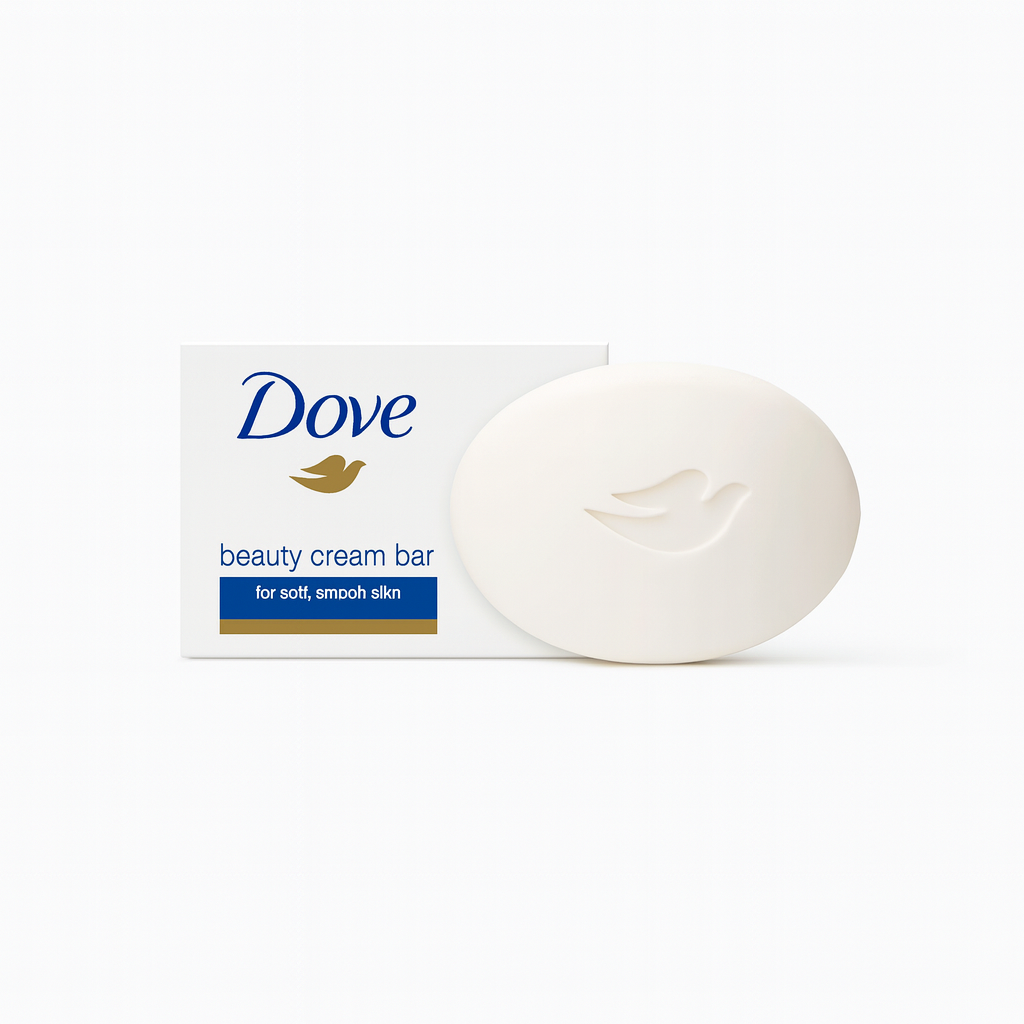 Dove White Beauty Cream Bar Germany 135g – Moisturizing Soap for Soft and Smooth Skin