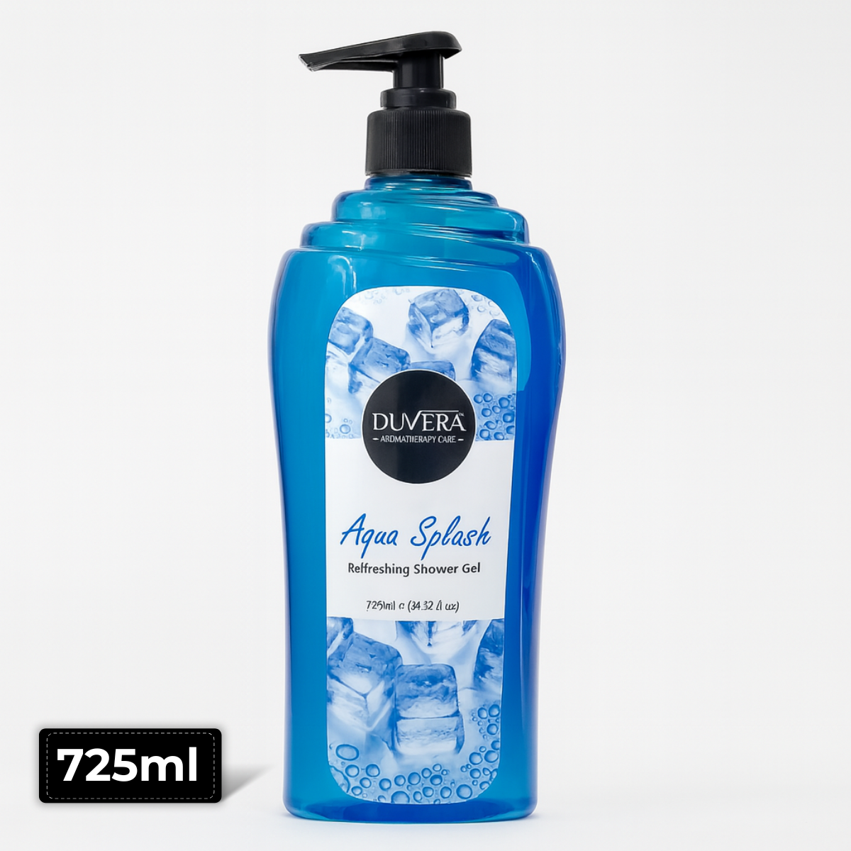 Duvera Refreshing Shower Shampoo 725ml bottle – 2-in-1 hair and body wash with fresh fragrance, available at AMMA’s SUPER MART