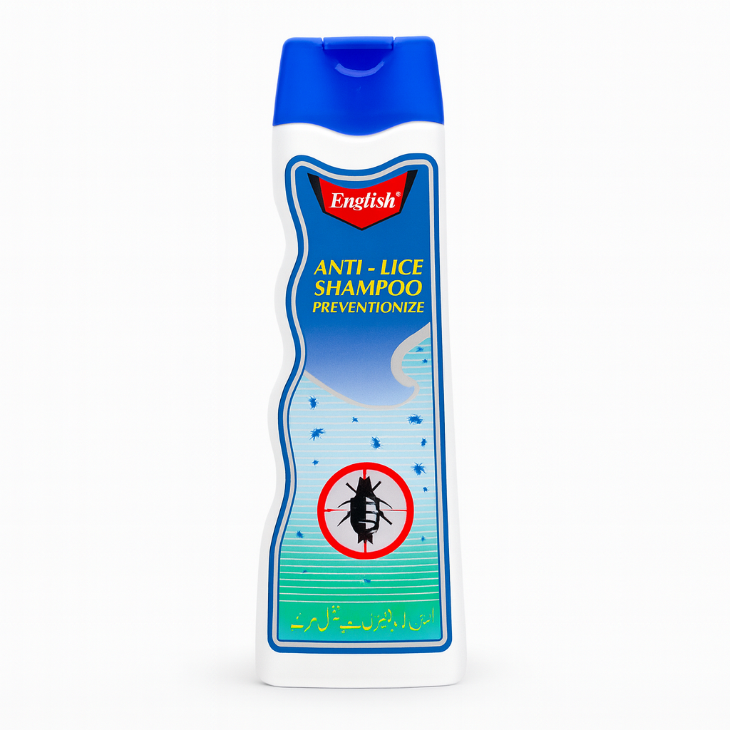 English Anti-Lice Shampoo with Pro-V Conditioner in ammas super mart
