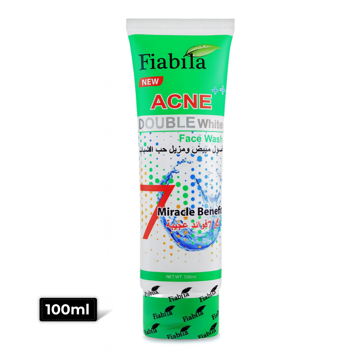 Fiabila Acne Double White Face Wash 100ml – Whitening & Acne Control