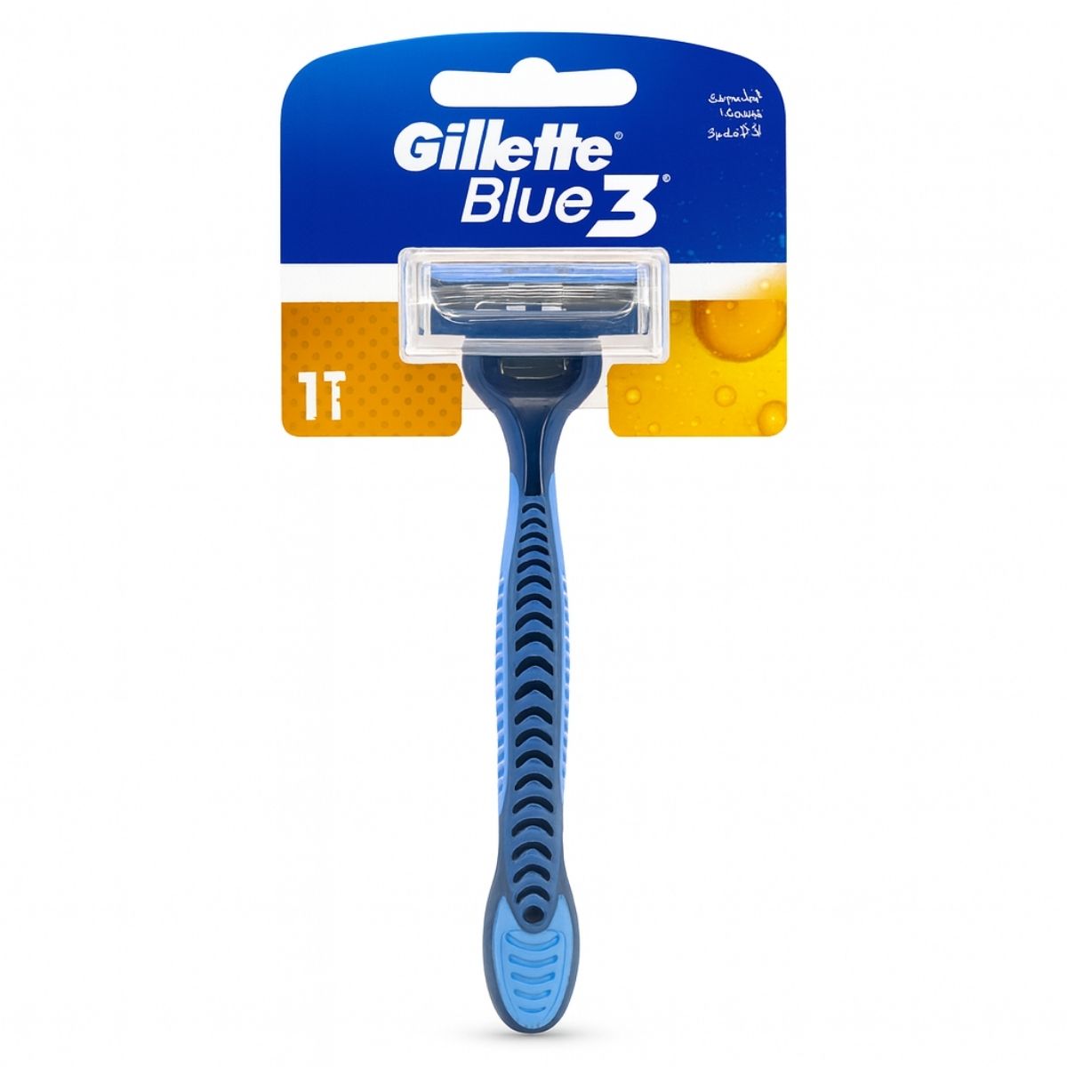 Gillette Blue3 Shaving Razor – Triple blade razor with pivoting head