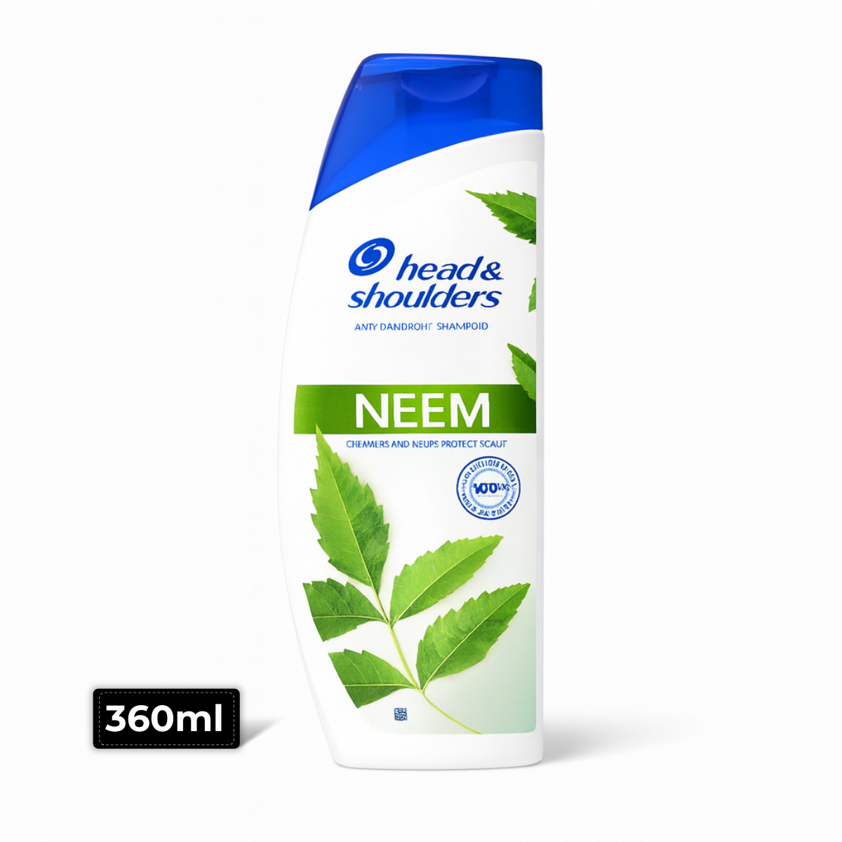 Head & Shoulders Neem Shampoo 360ml – Anti-dandruff shampoo with neem extract for scalp protection and healthy hair at Amma’s Super Mart