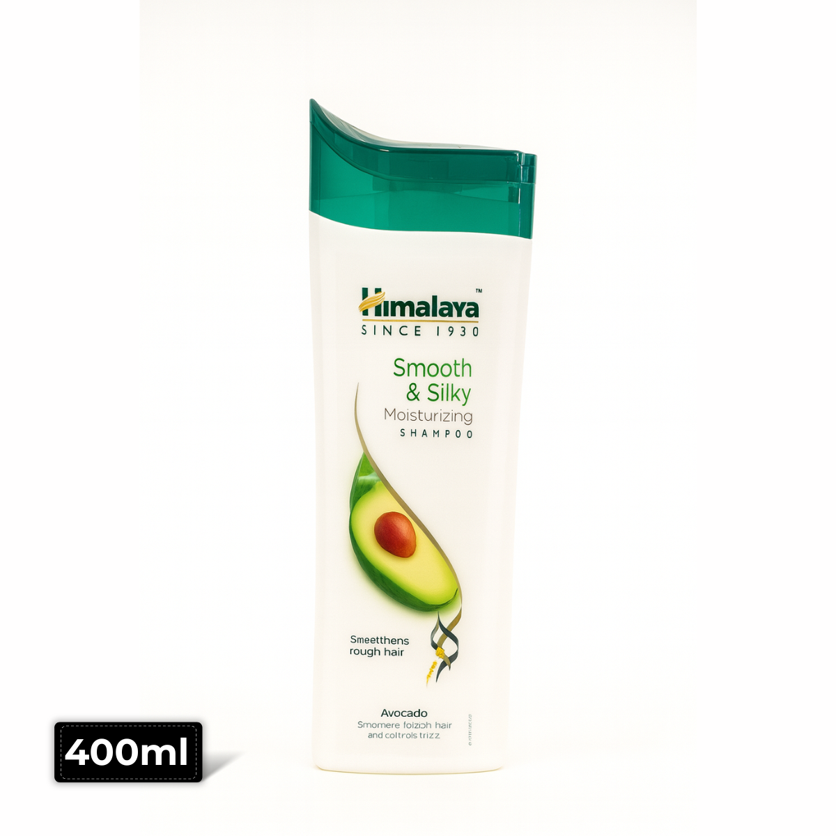 Himalaya Smooth & Silky Moisturizing Shampoo bottle – Hydrates and smooths hair for a silky finish, available at AMMA’s SUPER MART