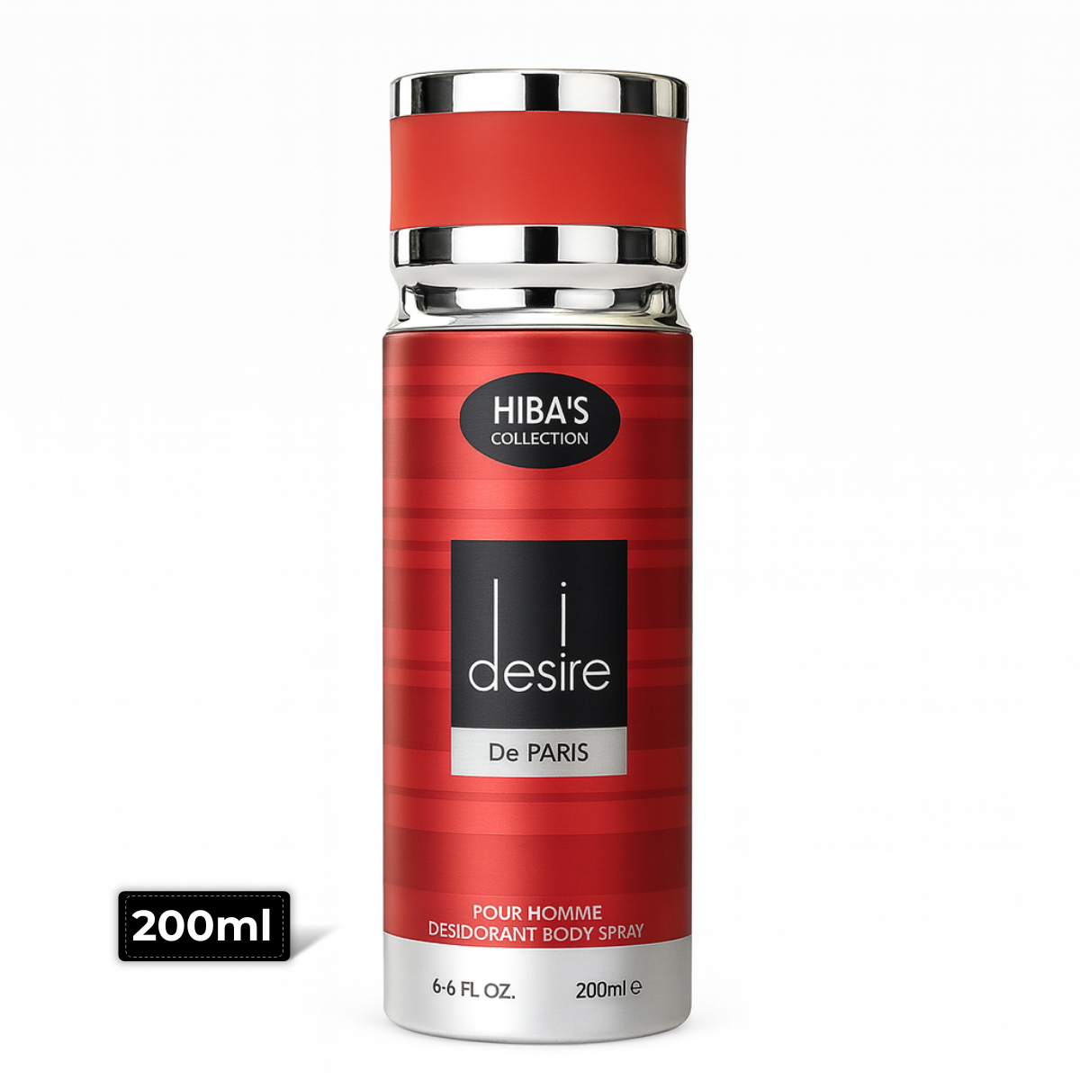 Hibas Collection Desire De Paris Body Spray 200ml – Elegant Floral & Musky Fragrance on ammas super mart
