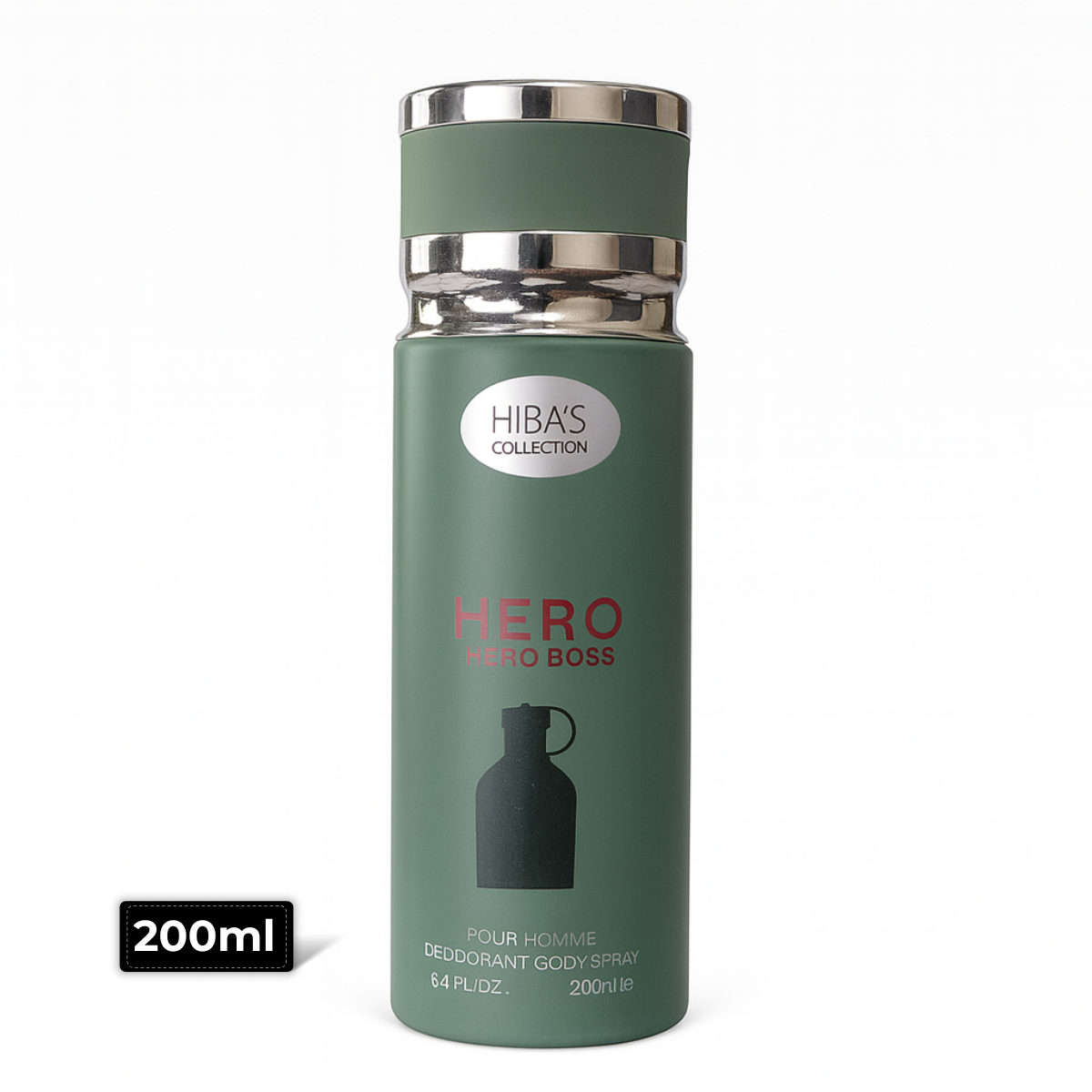 Hibas Collection Hero Boss Body Spray 200ml – Bold Masculine Fragrance for Men on ammas super mart