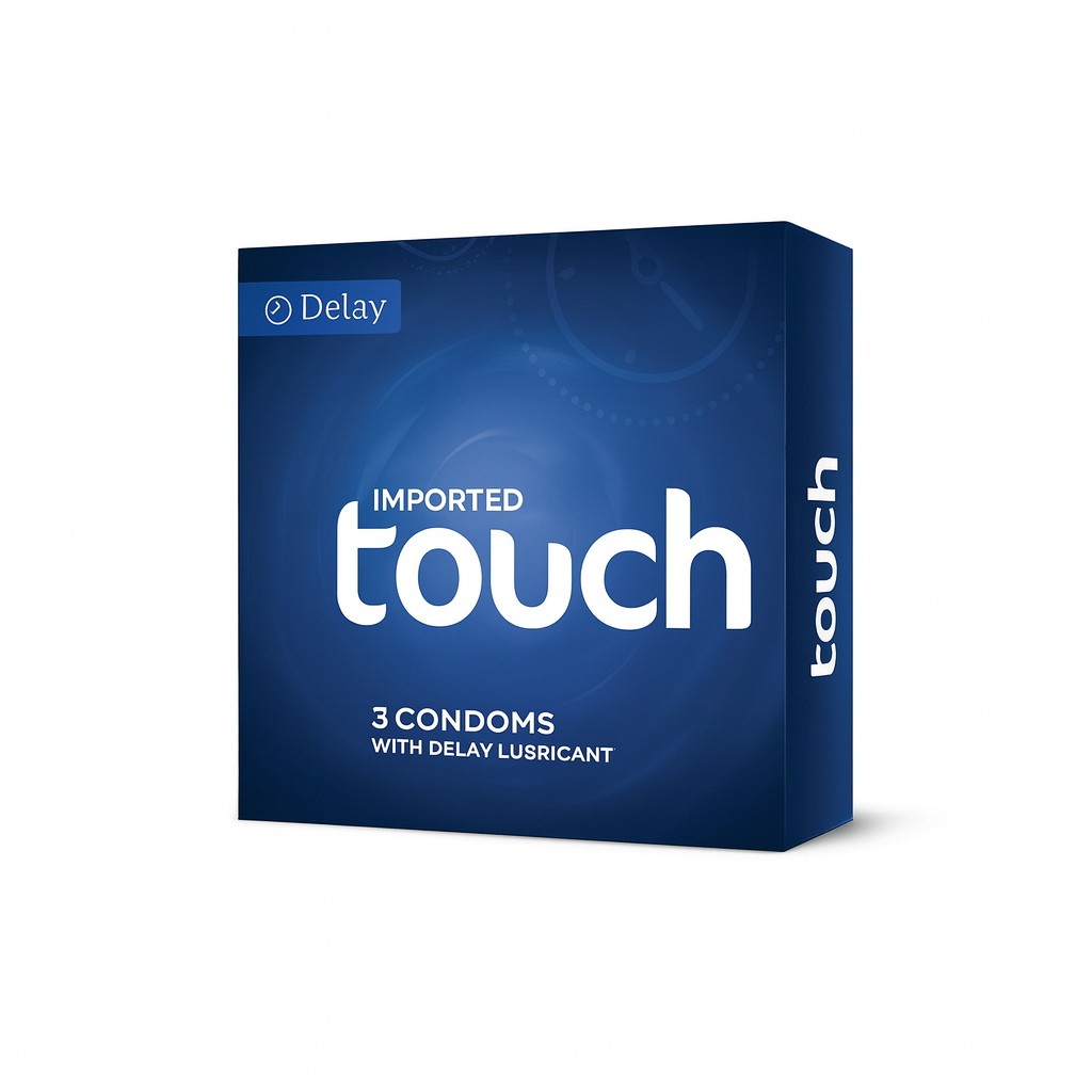 Imported Touch 3 Condom with Delay Lubricant in ammas super mart