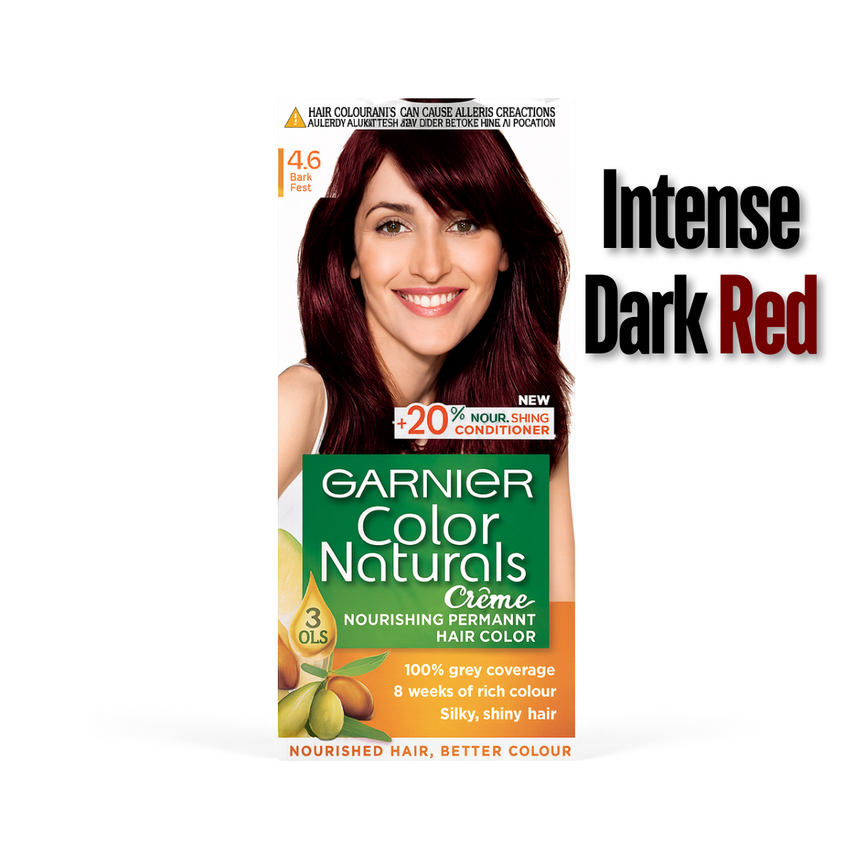 Garnier Hair Color Intense Dark Red for shiny and nourished hair