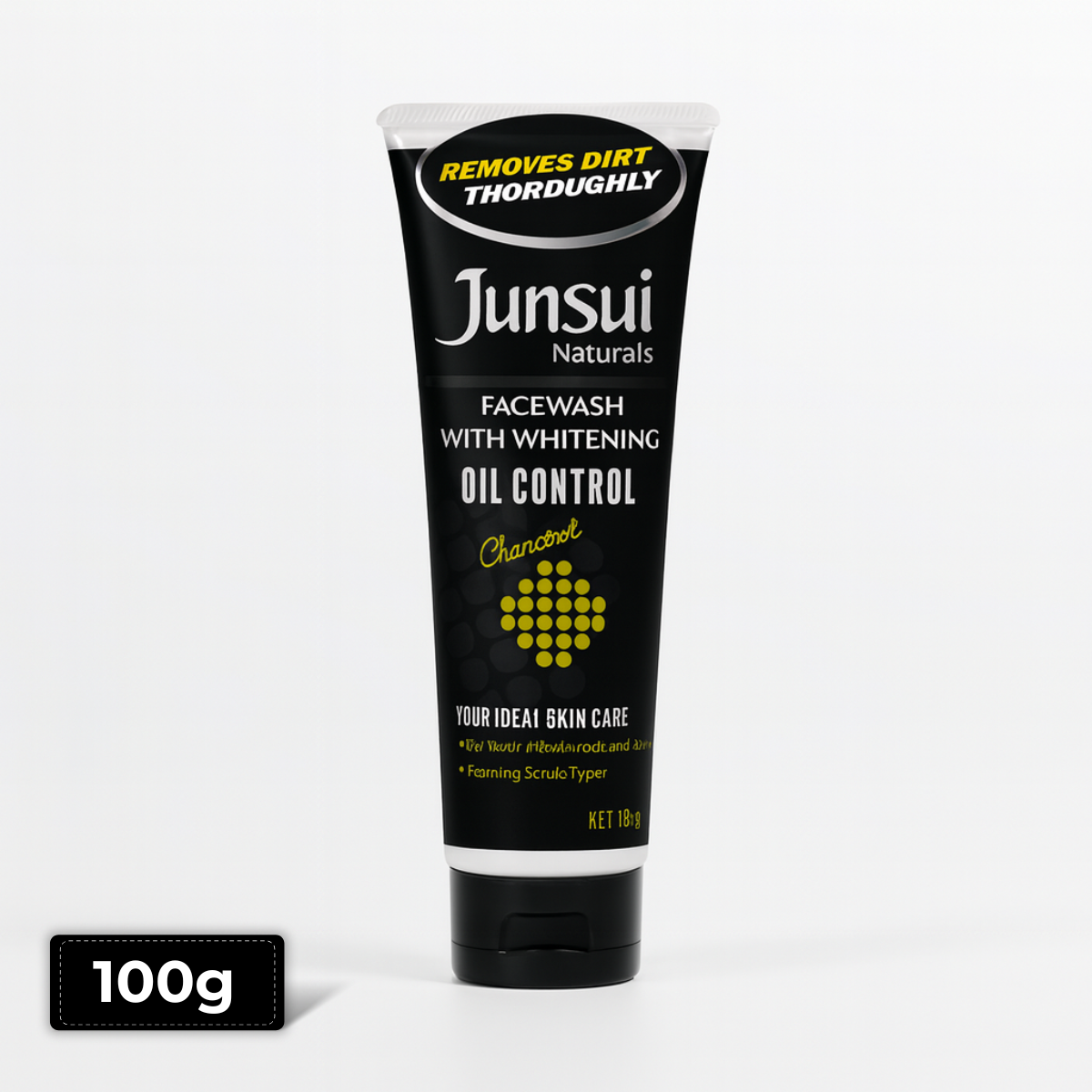 Junsui Oil Control Face Wash 100g tube – deep cleansing oil-free face wash at AMMA’s SUPER MART