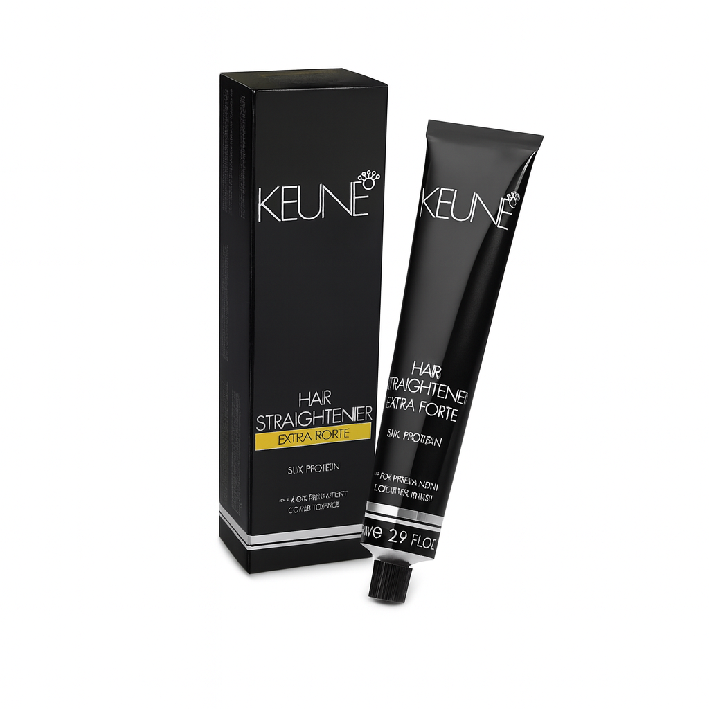 Keune Hair Straightener Extra Forte – strong hold professional hair cream for sleek and straight hair