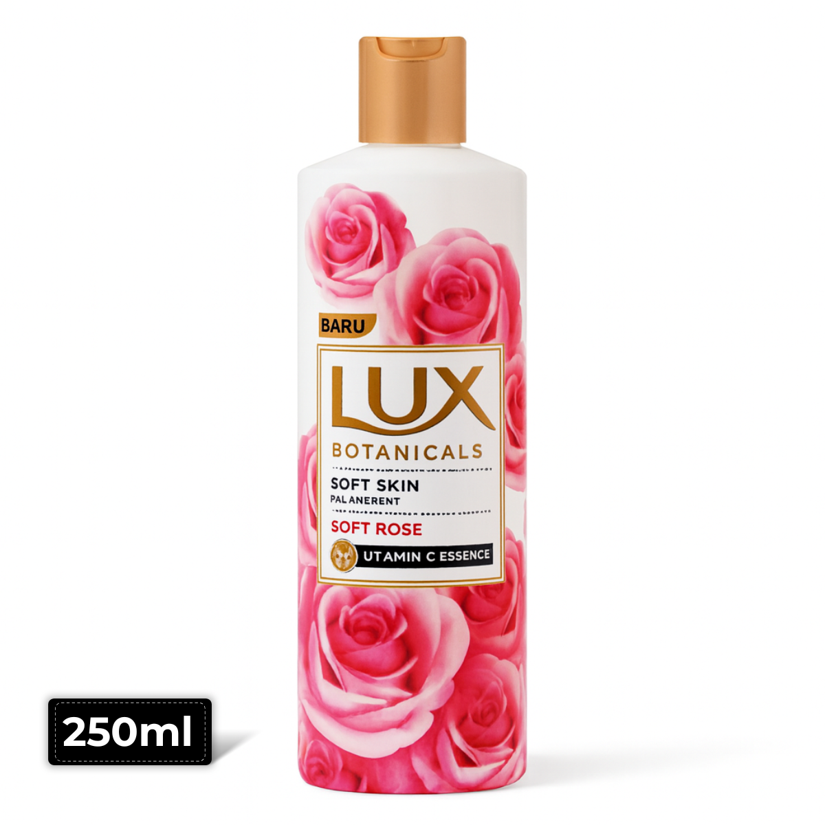 Lux Soft Skin Soft Rose Body Wash 250ml – Gentle Rose Shower Gel for Smooth and Soft Skin