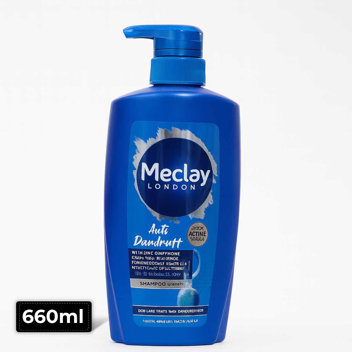 Meclay London Smooth & Straight Shampoo 660ml bottle – Controls frizz and gives sleek, straight hair, available at AMMA’s SUPER MART