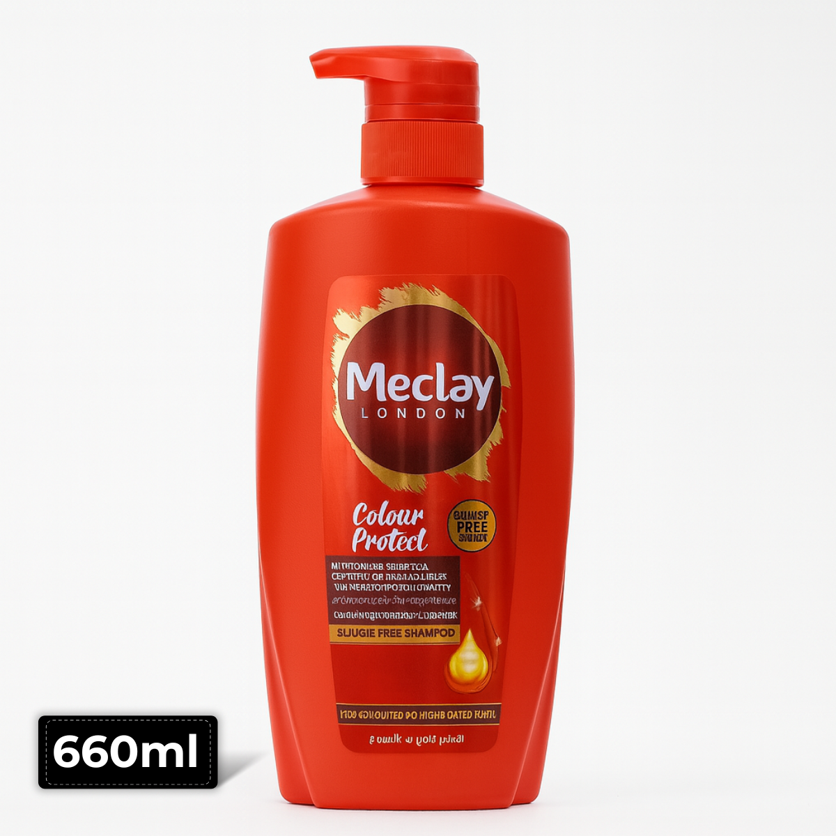 Meclay London Color Protect Shampoo 660ml bottle – Protects colored hair from fading, adds shine, available at AMMA’s SUPER MART