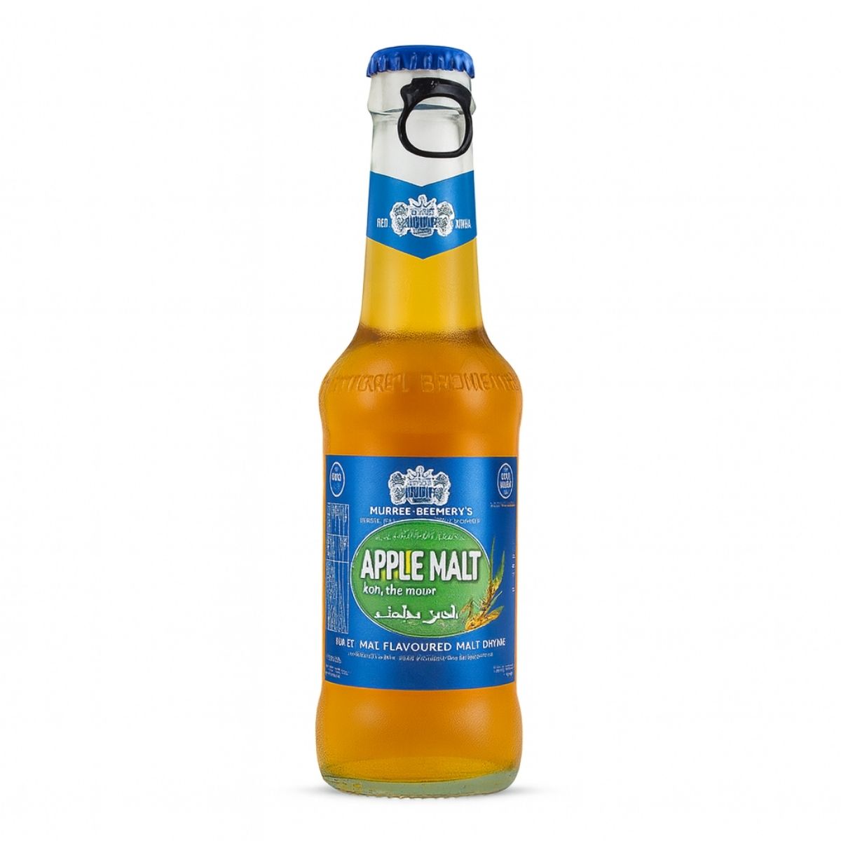 Murree Brewery Apple Malt 250ml – Crisp apple flavored malt beverage in glass bottle