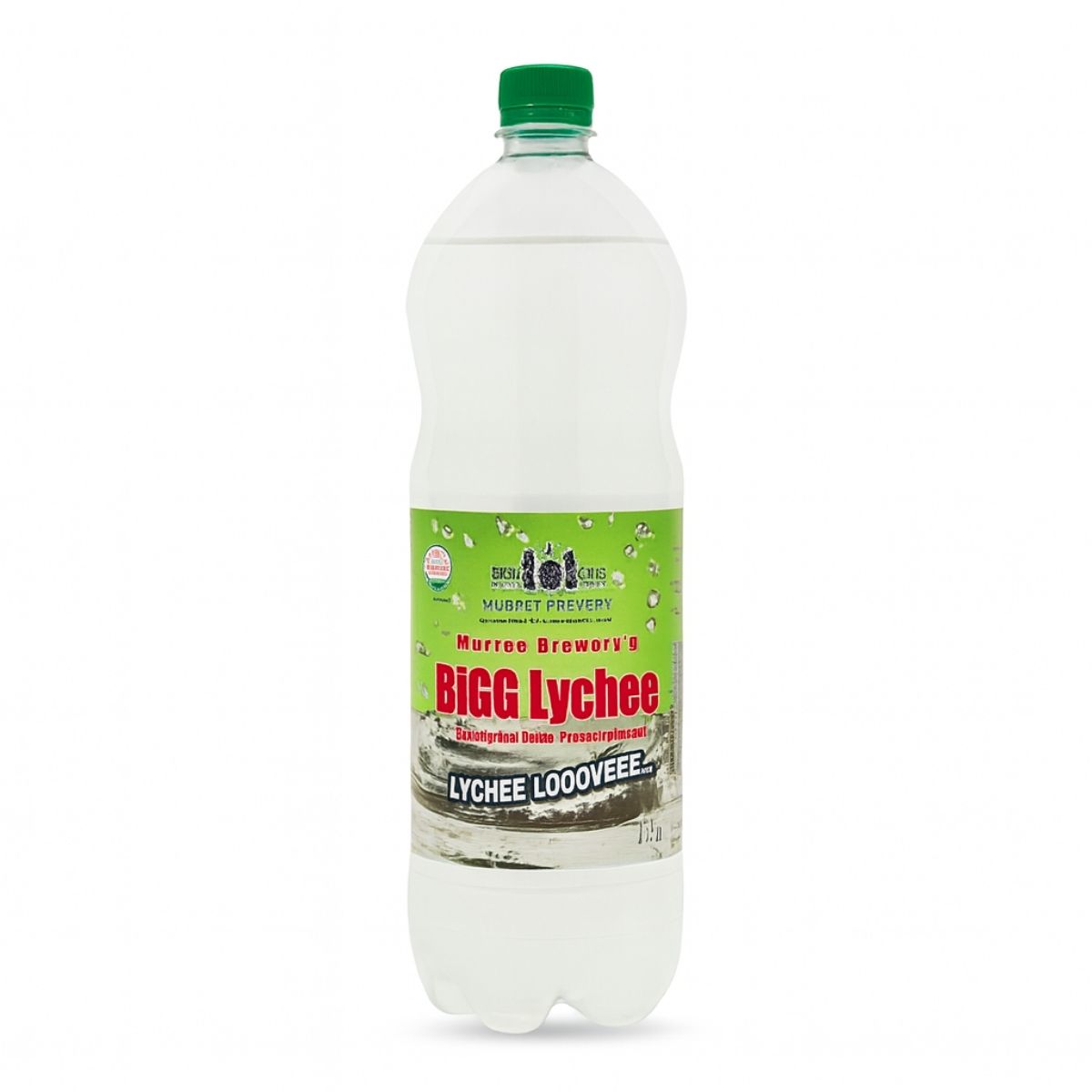 Murree Brewery Bigg Lychee 1 Litre – Exotic lychee flavored malt beverage PET bottle