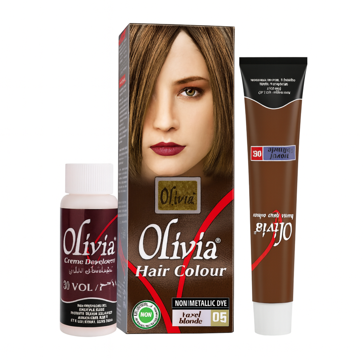 Olivia Hair Color Hazel Blonde – Bright stylish hazel blonde shade hair dye box pack