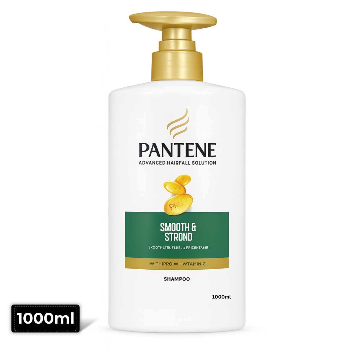Pantene Milky Extra Treatment Shampoo 1000g – Pro-V formula with milk essence for strong, soft, and nourished hair at Amma’s Super Mart
