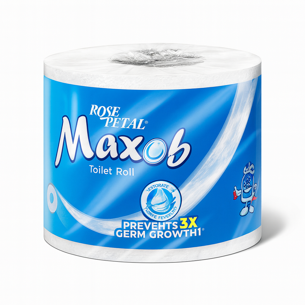 Rose Petal Maxob Toilet Roll in ammas super mart