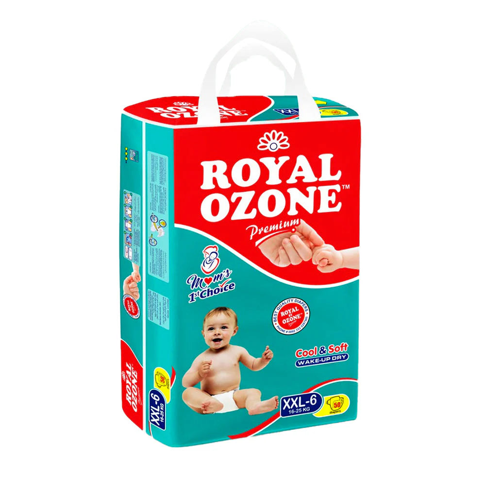 Royal Ozone Pamper XXL-6 – 50pcs (16–25 kg)
