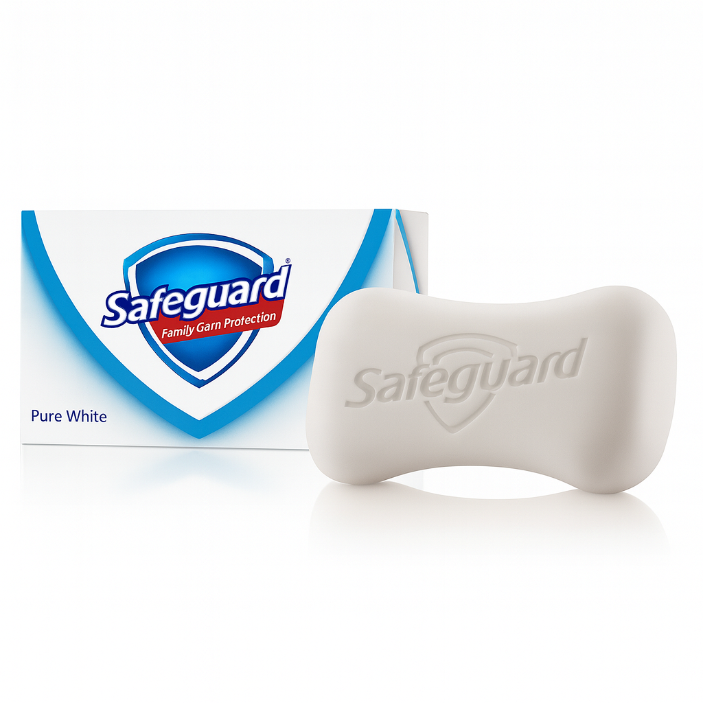 Safeguard White Antibacterial Soap 135g – Germ Protection for Daily Use