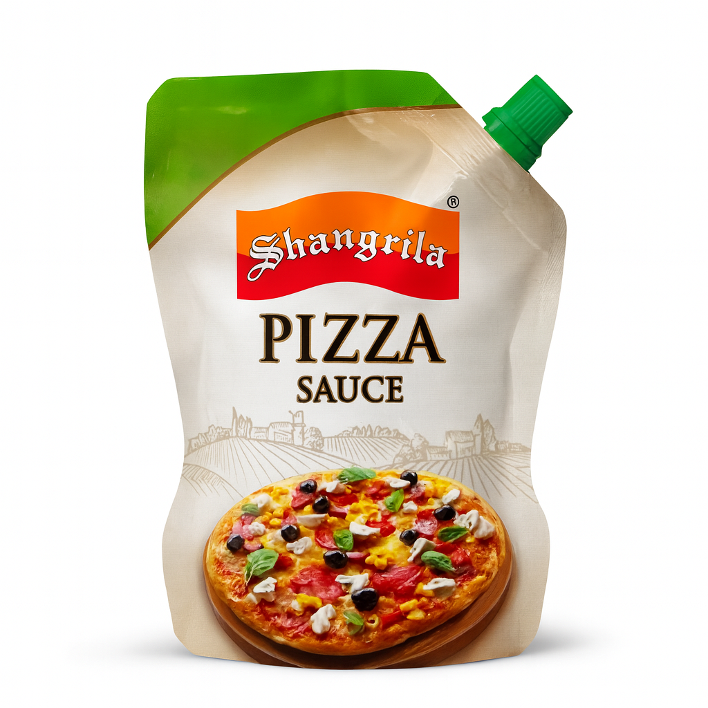 Shangrila Pizza Sauce 500 gm – Rich tomato and spice blend pizza sauce jar