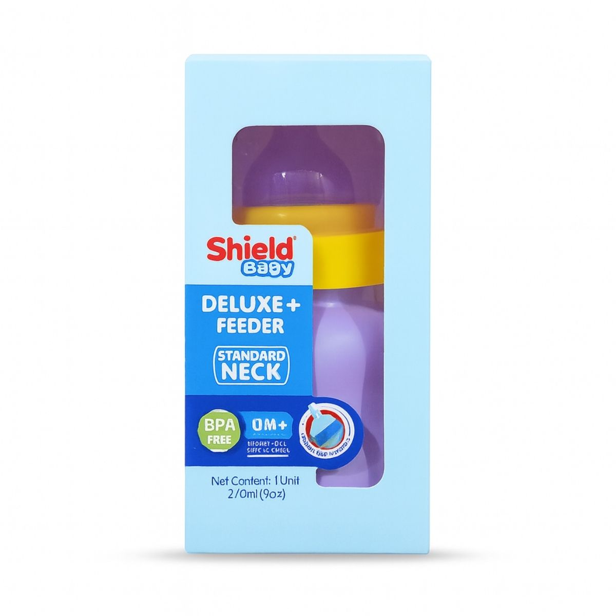 Shield Baby Essential Feeder 60ml (0m+) – BPA-free safe newborn feeding bottle