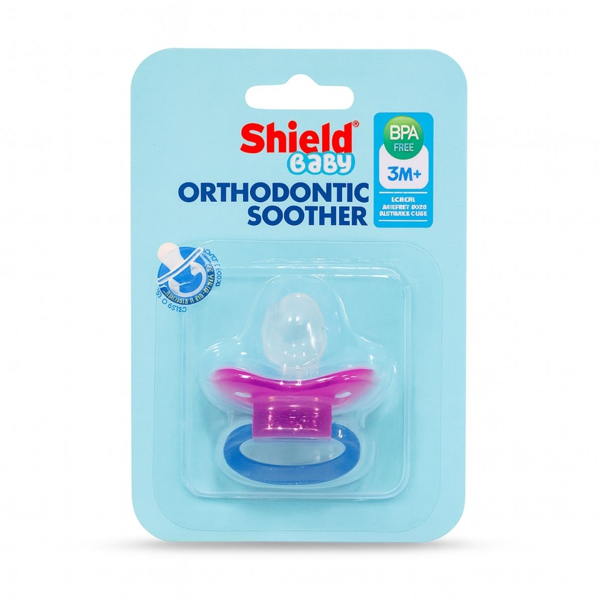 Shield Soother Orthodontic – BPA-free safe baby soother for oral care