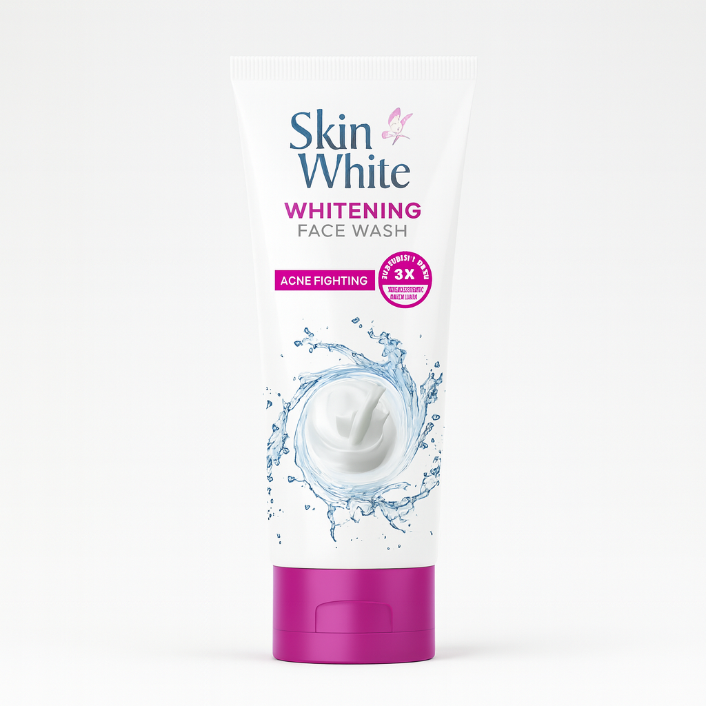 Skin White Whitening Face Wash – Gentle daily brightening cleanser for normal skin at Amma’s Super Mart