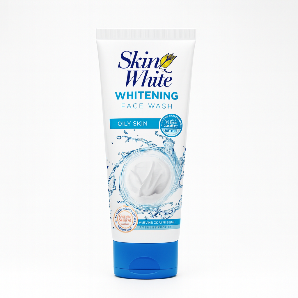 Skin White Whitening Face Wash – Hydrating daily brightening cleanser for dry skin at Amma’s Super Mart