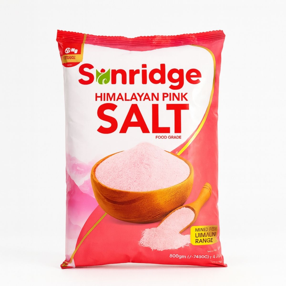 Sunridge Himalayan Pink Salt 800 gm – Natural mineral-rich pink cooking salt pack