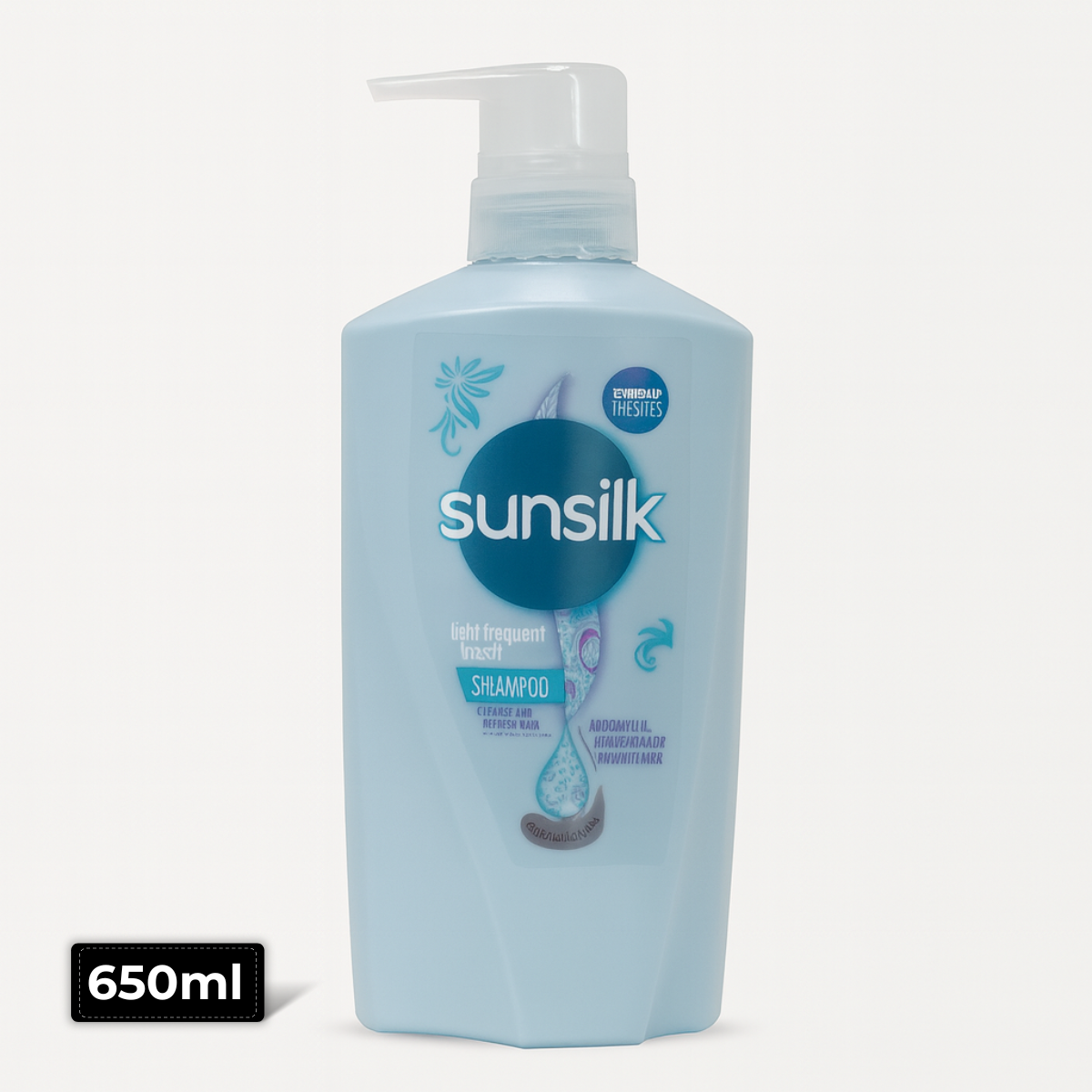 Sunsilk Light Frequent Shampoo 650ml bottle – Gentle daily hair care for soft and fresh hair, available at AMMA’s SUPER MART