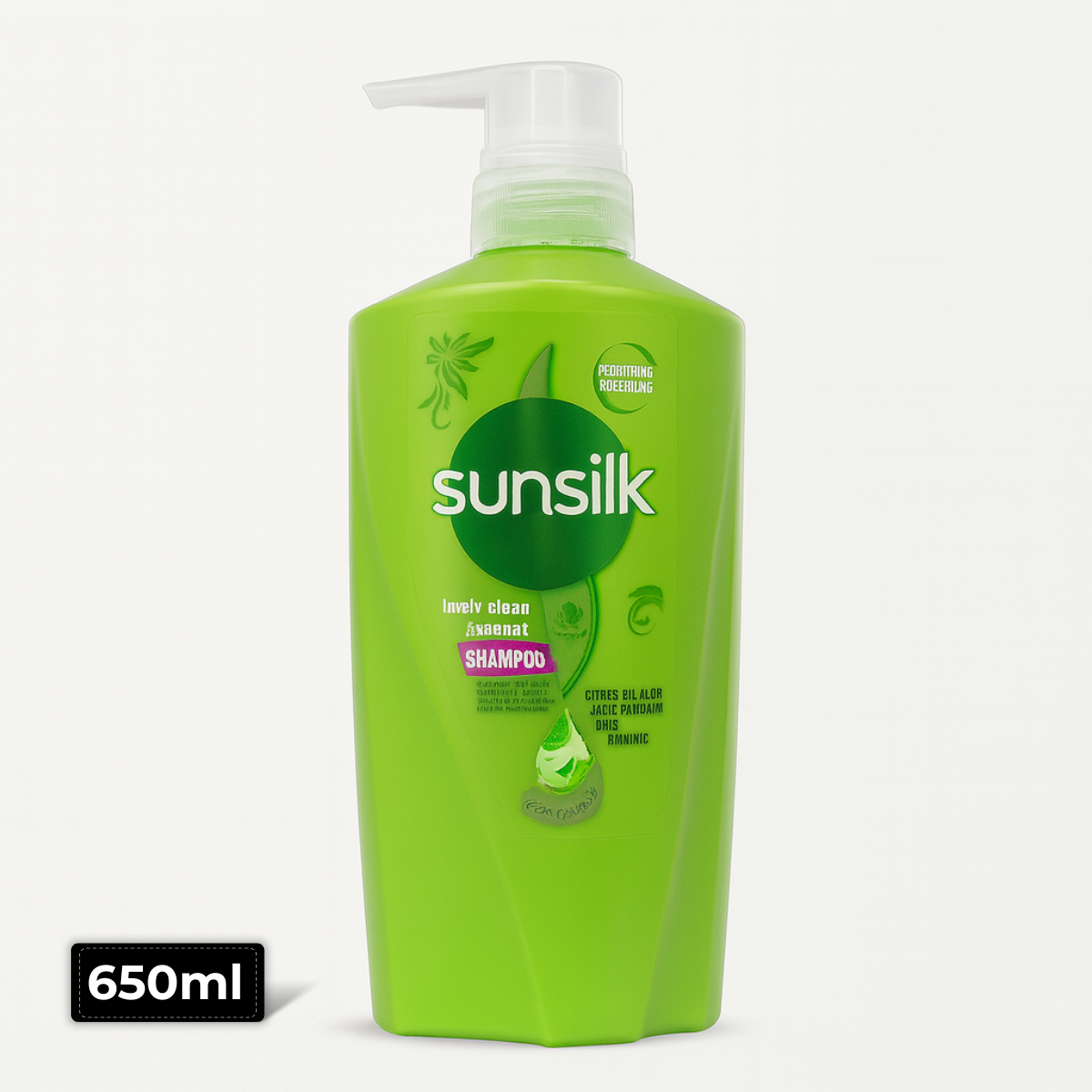 Sunsilk Lively Clean & Fresh Shampoo 650ml bottle – Refreshing, oil-free, light and bouncy hair care, available at AMMA’s SUPER MART