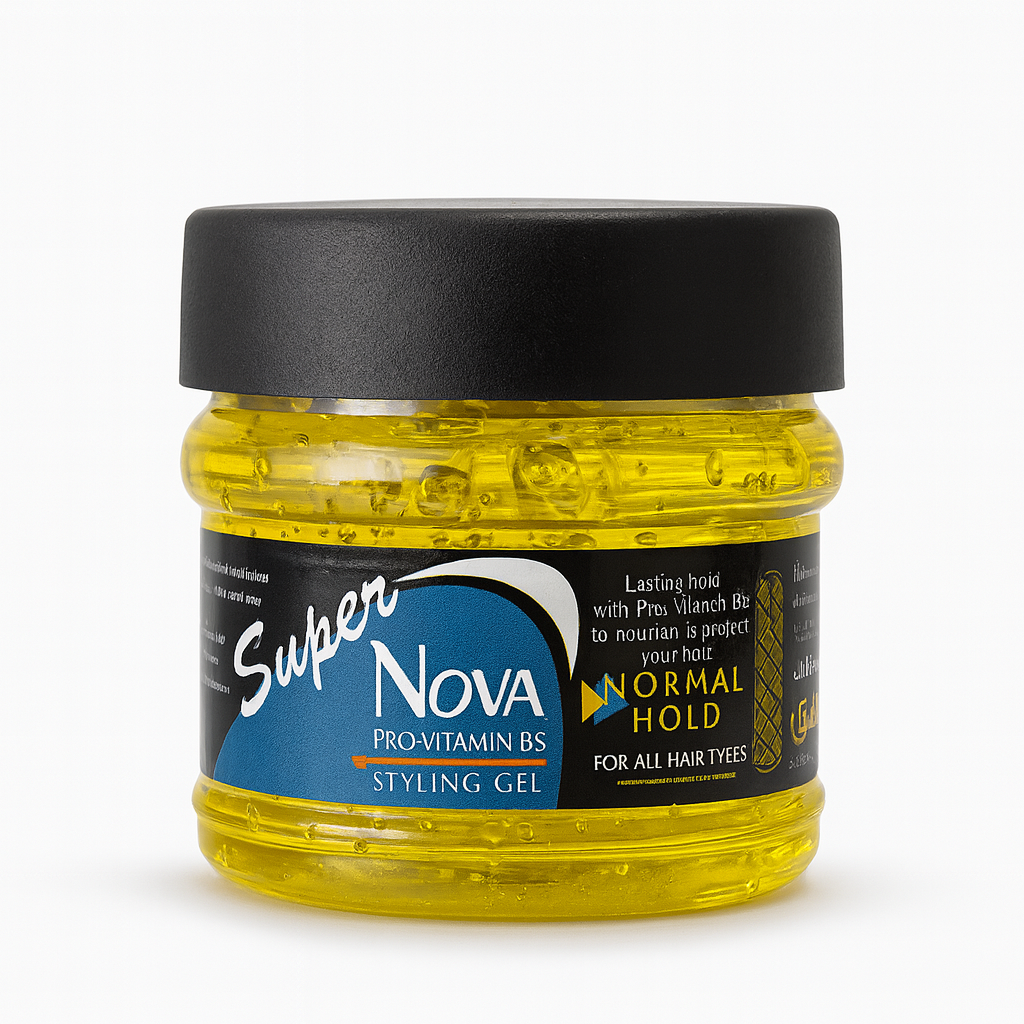 Super Nova Normal Hold Hair Styling Gel 100ml – Light hold, non-sticky styling gel for natural daily looks at Amma’s Super Mart