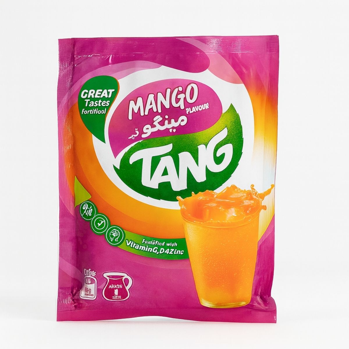 Tang Mango Flavour Powder 125 gm – Instant refreshing mango drink powder pack