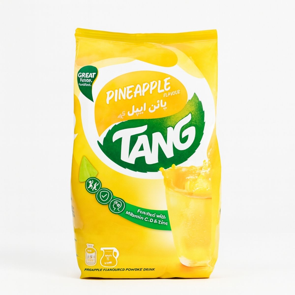 Tang Pineapple Flavored Powdered Drink – Instant tropical pineapple drink mix pack