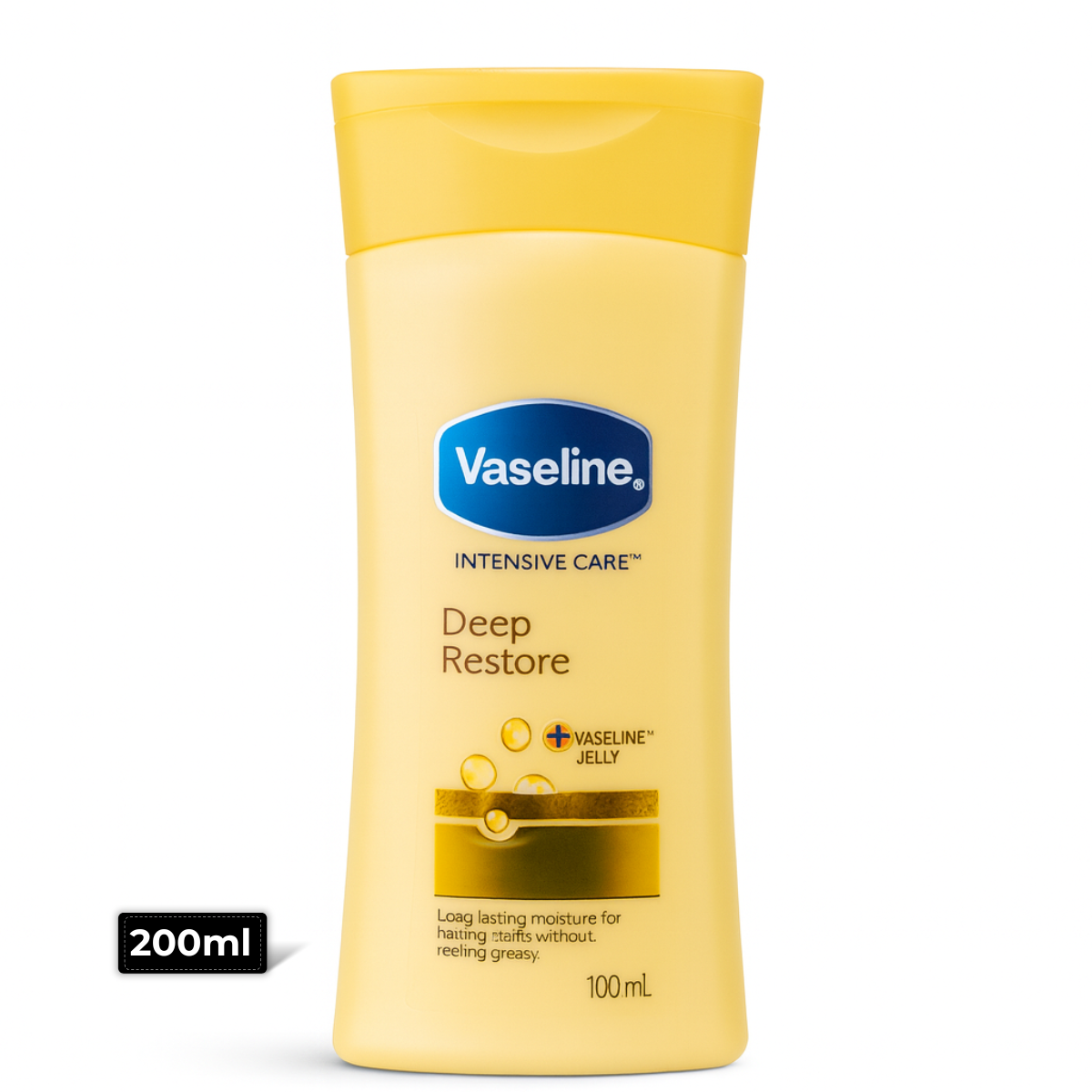 Vaseline Deep Restore Lotion 100ml – Intensive moisturizing lotion for repairing and nourishing dry skin at Amma’s Super Mart