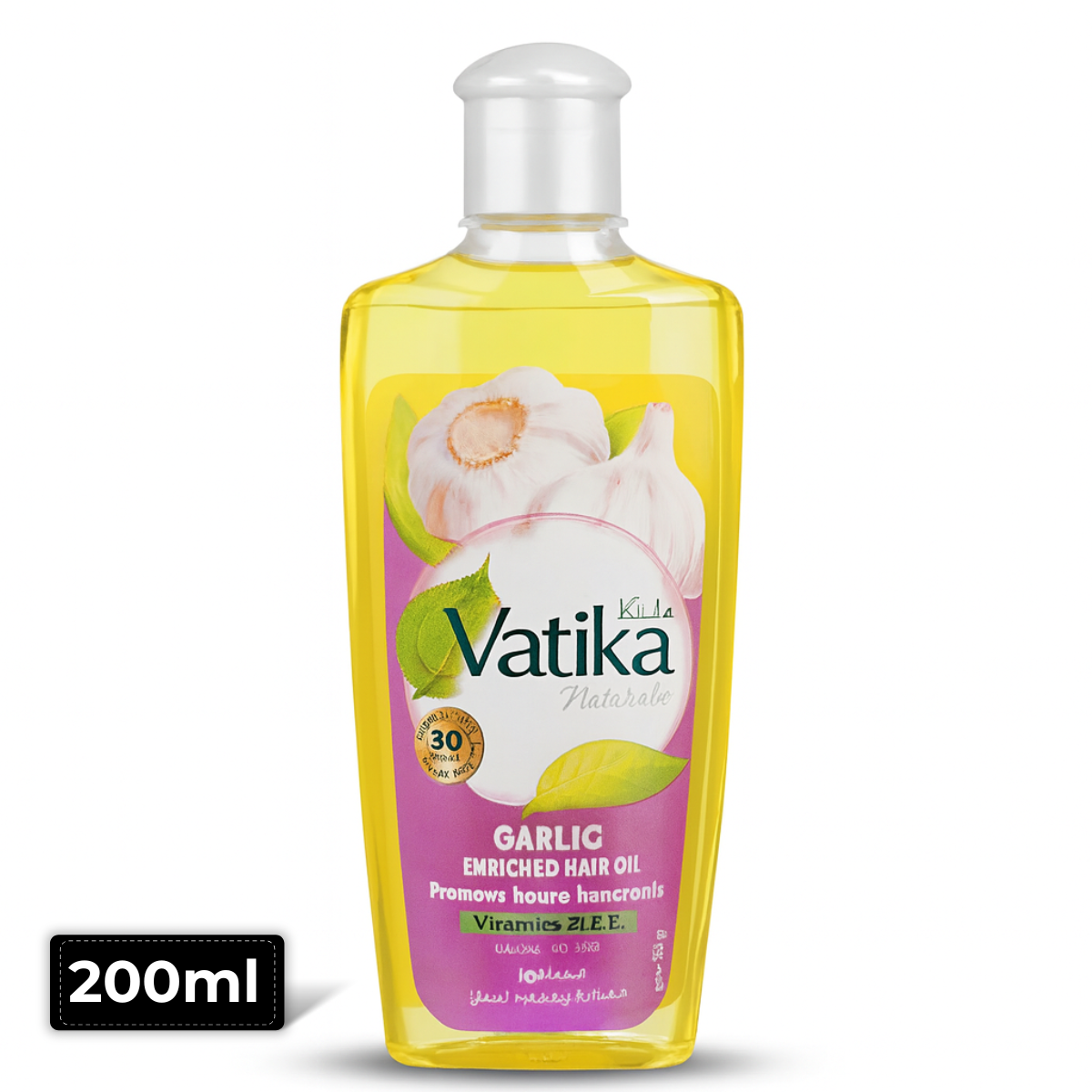 Dabur Vatika Garlic Hair Oil 200ml – Anti Hair Fall & Hair Growth Solution
