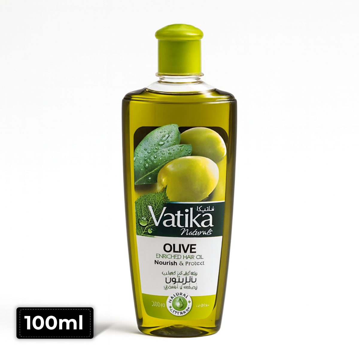 Vatika Olive Hair Oil 100ml – Herbal Olive Oil for Nourishing, Strong & Shiny Hair
