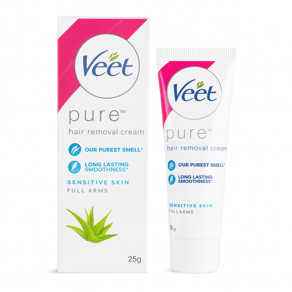 Veet Hair Removal Cream Pure 25gm in ammas super mart
