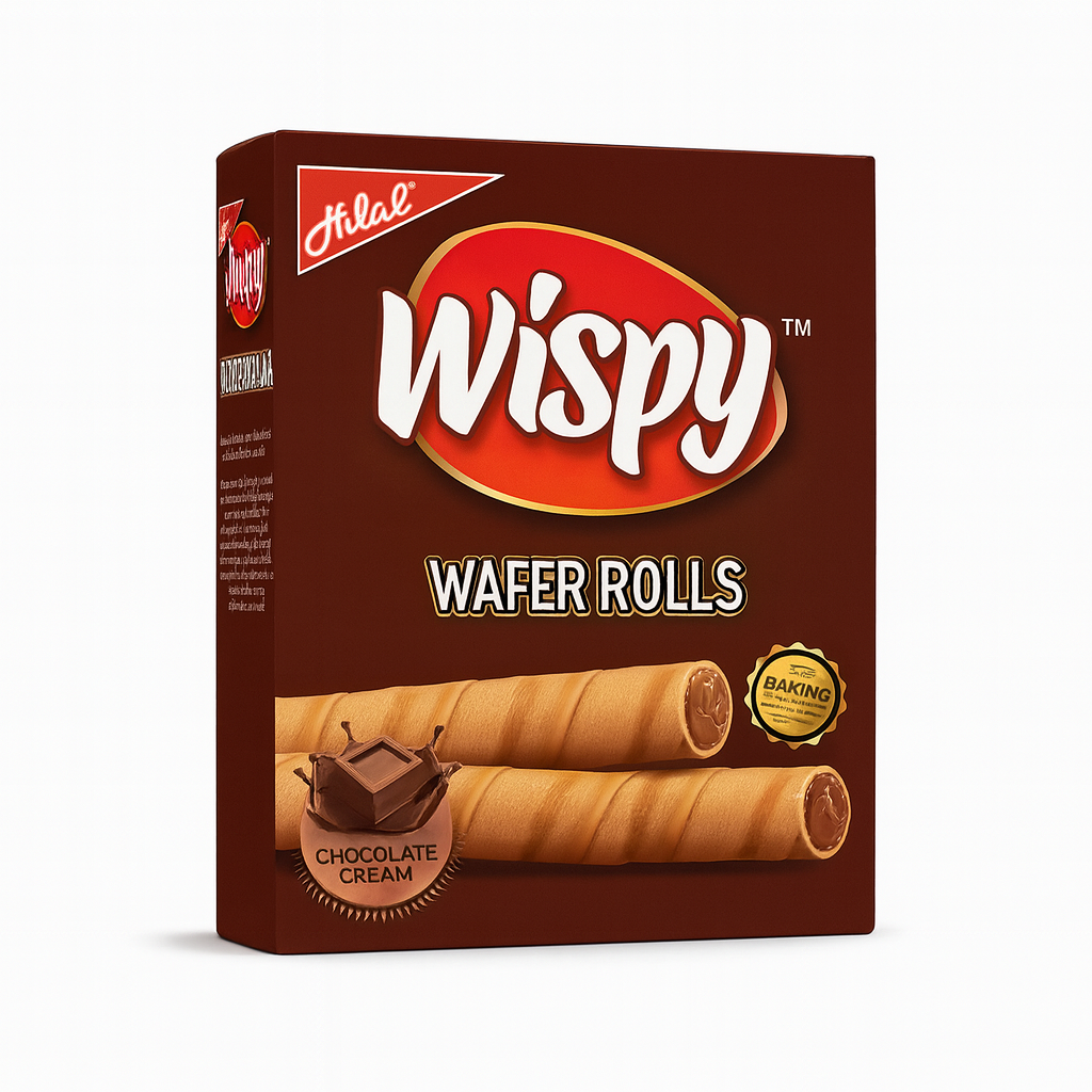 Wispy Wafer rolls 24 Pcs chocoloate on ammas mart