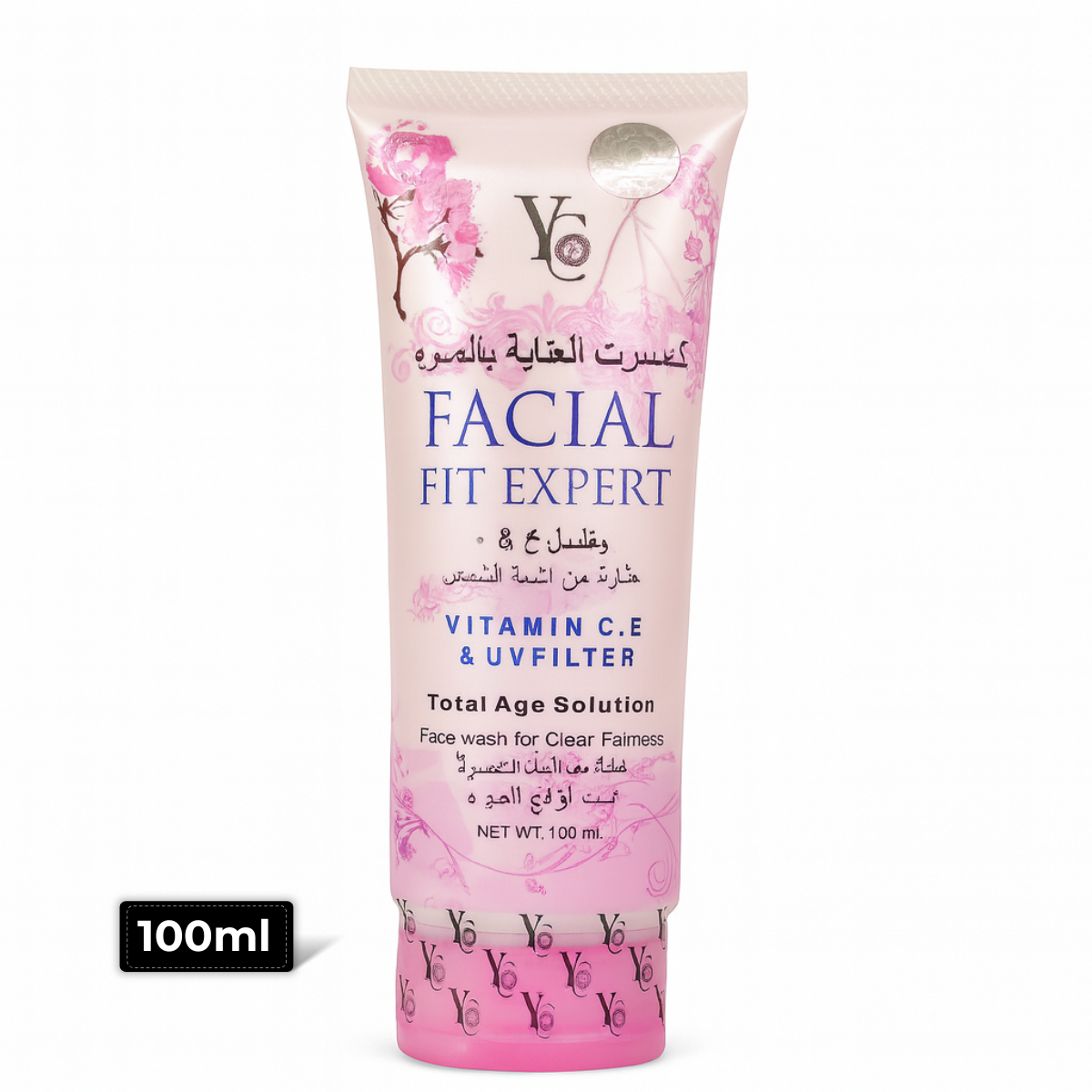 YC Facial Fit Expert Face Wash Pink 100ml – Glow & Fresh Radiance