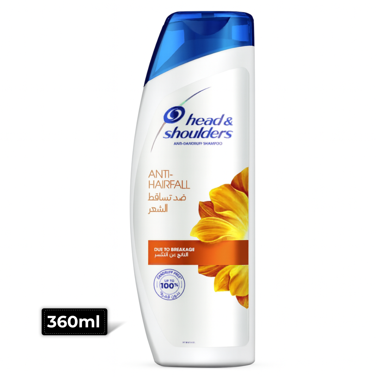 Head & Shoulders Anti-Hairfall Shampoo 360ml – Strengthening anti-dandruff shampoo to reduce hair fall and breakage at Amma’s Super Mart